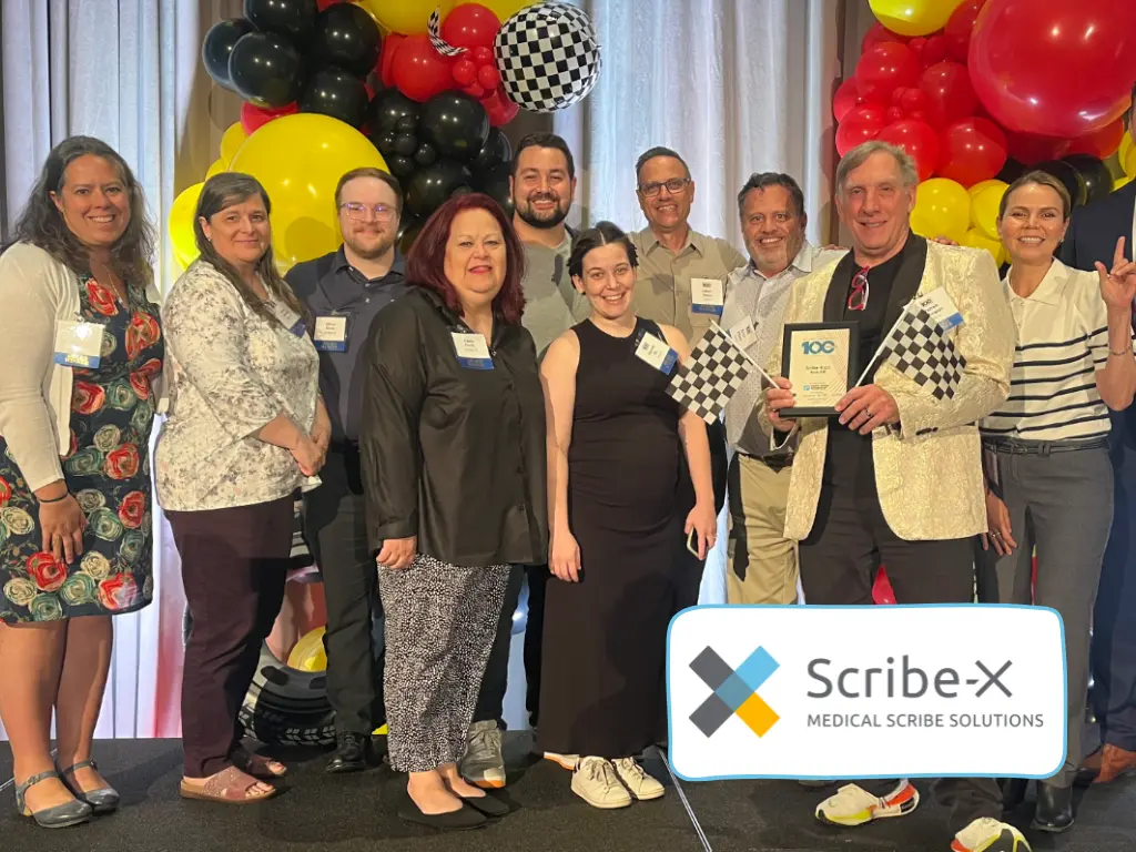 A Scribe-X scribe supporting a live patient visit from a remote workstation